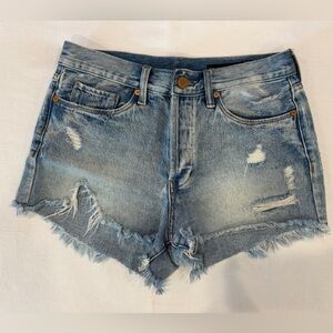 Blank NYC Cut-Off Distressed Jean Shorts Size 27